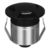 Emit Deck Light 55mm 2.5W Tri-Colour 12/24V 3-Way Black Domus
