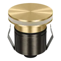 Emit Deck Light 55mm 2.5W Tri-Colour 12/24V Halo Brass Domus