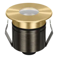 Emit Deck Light 55mm Tri-Colour 12/24V Round Open Brass Domus