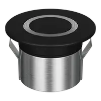 Emit Deck Light LED 85mm 6W RGBW 12/24V Ring Black Domus