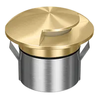 Emit Deck Light LED 85mm 6W RGBW 12/24V 1-Way Brass Domus