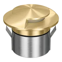 Emit Deck Light LED 85mm 6W RGBW 12/24V 2-Way Brass Domus