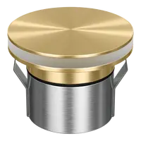 Emit Deck Light LED 85mm 6W RGBW 12/24V Halo Brass Domus