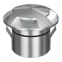 Emit Deck Light 85mm 6W RGBW 12/24V 4-Way 316 Stainless Domus