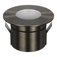 Emit Deck Light 85mm Tri-Colour Round Open Antique Brass Domus