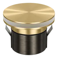 Emit Deck Light 85mm 4/6W Tri-Colour 12/24V Halo Brass Domus