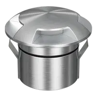 Emit Deck Light 85mm Tri-Colour 12/24V 3-Way 316 Stainless Domus