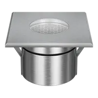 Emit Deck Light 85mm Tri-Colour Square Open 316 Stainless Domus