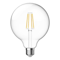 LED Filament Globe G120 7.8W E27 Clear Dimmable 6500K Domus