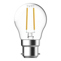 LED Filament Fancy Round G45 4.2W B22 Clear Dimmable 2700K Domus