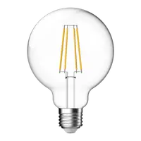 LED Filament Globe G95 7.2W E27 Clear Dimmable 2700K Domus