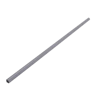 Corner-16 LED Profile 16x16mm Opal Diffuser Black Per Metre Domus
