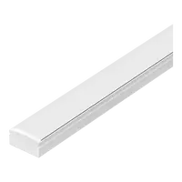Nova-17 Surface LED Profile Opal Diffuser White 3m Length Domus