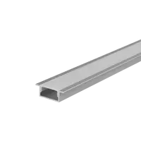Nova-20 Recessed LED Profile Opal Diff Aluminium Per Metre Domus