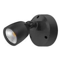 Muro-Eco-10 LED Exterior Spotlight 10W Non-Sensor Black Domus