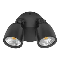 Muro-Eco-20 LED Exterior Spotlight 20W Non-Sensor Black Domus