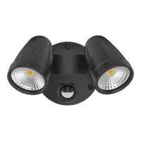 Muro-Max-32S LED Exterior Spotlight 32W with Sensor Black Domus