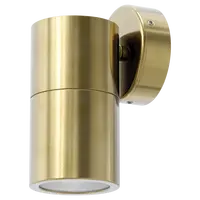 Shadow Exterior Wall Light 1 Light 12V MR16 Brass Domus