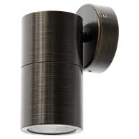Shadow Exterior Wall Light 1 Light 12V MR16 Bronze Domus