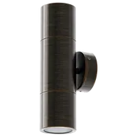 Shadow Exterior Wall Light 2 Light 12V MR16 Bronze Domus