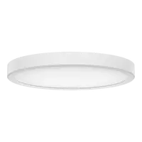 Slenda Round LED Oyster Ceiling Light 250mm 8/13W White Domus