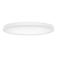 Slenda Round LED Oyster Ceiling Light 400mm 15/24W White Domus