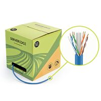 Cat6 Cable 305m UTP Solid Blue Serveredge