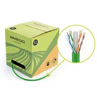 Cat6 Cable 305m UTP Solid Green Serveredge