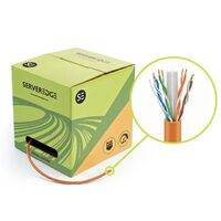Cat6 Cable 305m UTP Solid Orange Serveredge