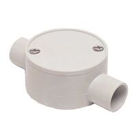 25mm Two Way Shallow Junction Box
