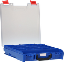 Storagetek Case Small PC Clear Lid-Blue - 33STSC-BL