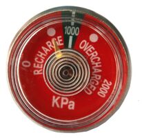 Pressure Gauge 1000KPA | 37mm Diameter Face | 1/8" NPT Connection | by Fire Factory Australia