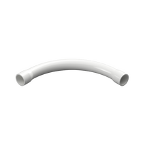 32mm White PVC 90° Communication Bend