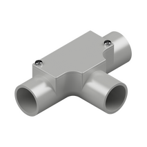 25mm Grey PVC Inspection Tee