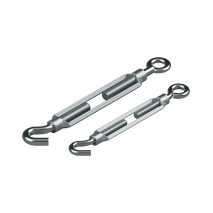 8mm Zinc Plated Steel Hook & Eye Turnbuckle