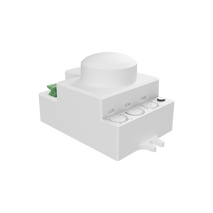 360° Mini White Microwave Recessed Mount Motion Sensor