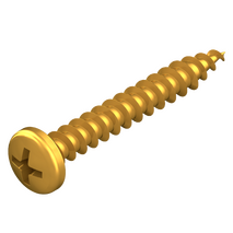 7G x 25mm Pan Head Needle Point Screws - 200 Pack