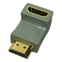 Right Angle HDMI® Male to Female Adaptor