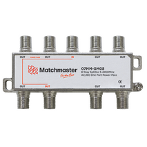 8 Way ‘F’ Type Splitter 5-2450MHz AC/DC One Port Power Pass