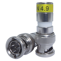 BNC Male RG6 Compression Connector (50 Pack)