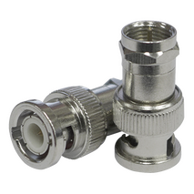 'F' Male to BNC Male Adaptor (10 Pack)