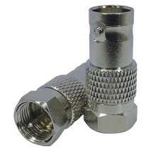'F' Male To BNC Female Adaptor (10 Pack)