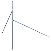 Universal Roof Mount with 1.2m Mast