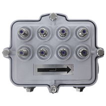 8 Way CATV Tap 23dB 1GHz