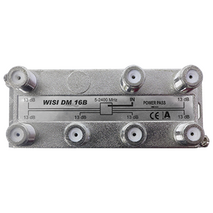 6 Way Satellite IF Compatible 'F' Type Splitter