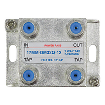 2 Way 12dB High Isolation Tap for MATV, TDT and Satellite