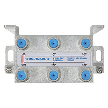 4 Way 12dB High Isolation Tap for MATV, TDT and Satellite