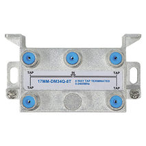 4 Way 8dB Terminated High Isolation Tap for MATV and Satellite