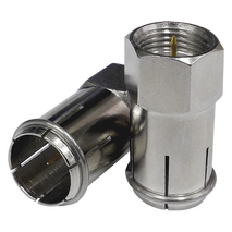 'F' Type Male to 'F' Type Push-on Adaptor (10 Pack)