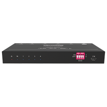 4 Way 4K High Speed HDMI® Splitter with Built-in Downscaler